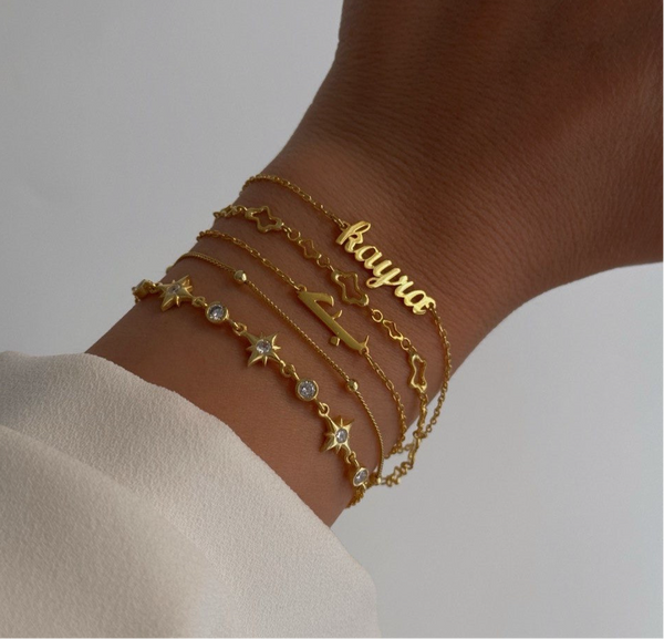KAYRA NAMENS ARMBAND aus 925 Silber - Eleganter Armband - AURIME