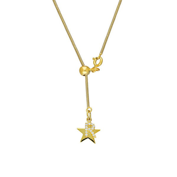 INITIALEN STERN Y NECKLACE aus 925 Silber - Hochwertiger Schmuck - AURIME