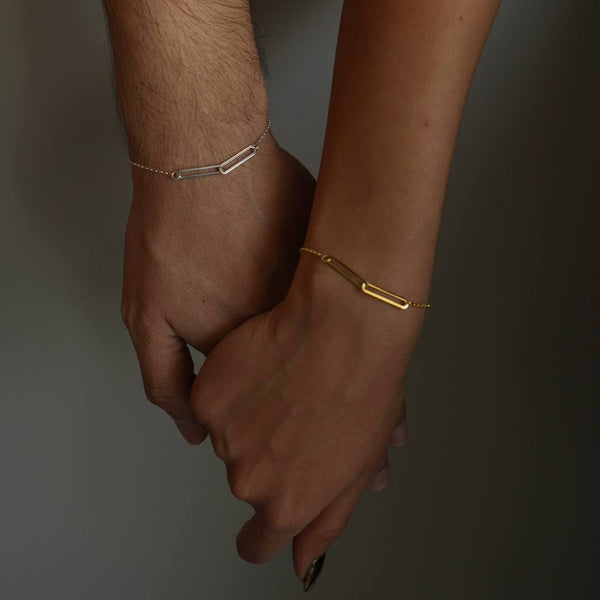BASIC COUPLE BRACELET aus 925 Silber - Hochwertiger Schmuck - AURIME