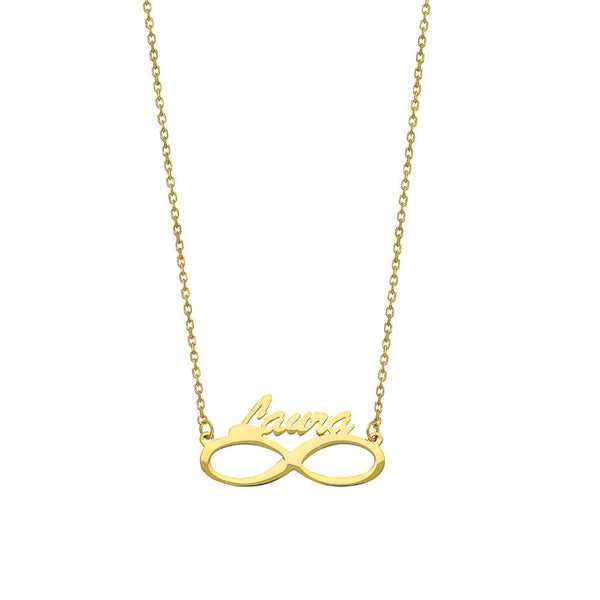 INFINITY NAME NECKLACE aus 925 Silber - Hochwertiger Schmuck - AURIME