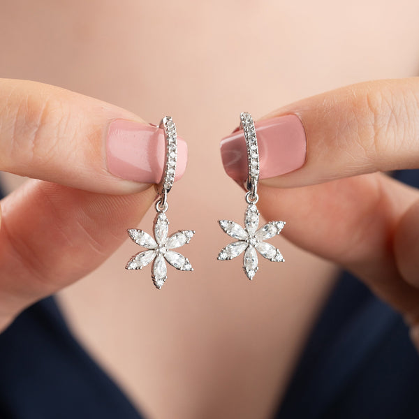 Polaris Ohrringe aus 925 Silber von Aurime, detailreiche silberne Ohrschmuck mit eleganten Designs.