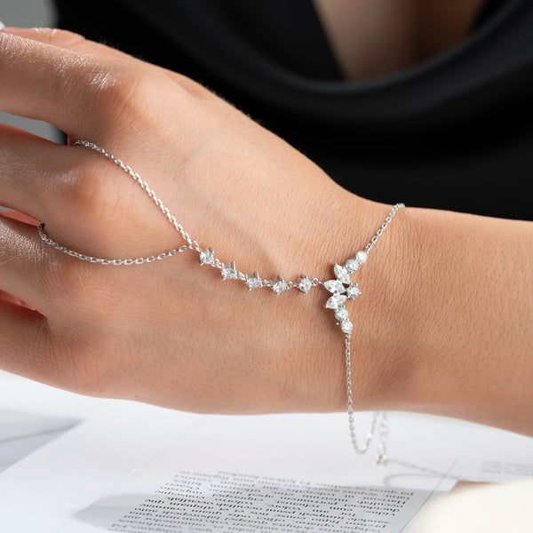 MILOI HANDKETTE aus 925 Silber - Eleganter Halskette - AURIME