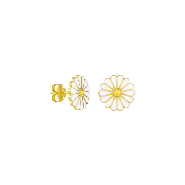 Silberner Daisy-Ohrring aus 925er Silber von AURIME, detailreiche Blüten-Design, elegante Schmuckstück für Damen