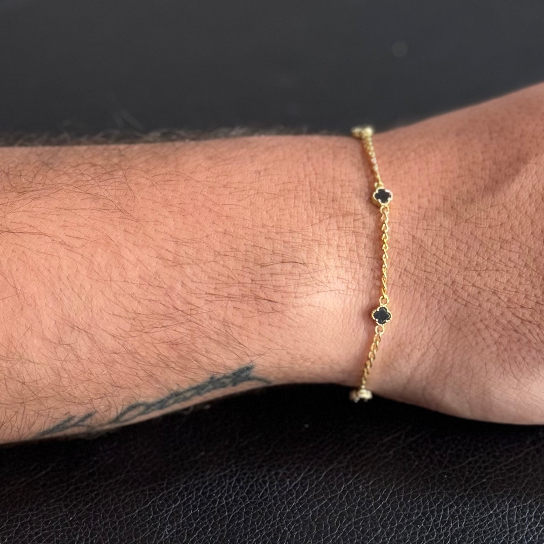 MINIMAL KLEE GOURMET ARMKETTE aus 925 Silber - Eleganter Halskette - AURIME