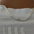 KÖNIGSKETTE 4 MM aus 925 Silber - Eleganter Halskette - AURIME