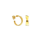 SIMPLE CROSS OHRRING aus 925 Silber - Eleganter Ohrringe - AURIME