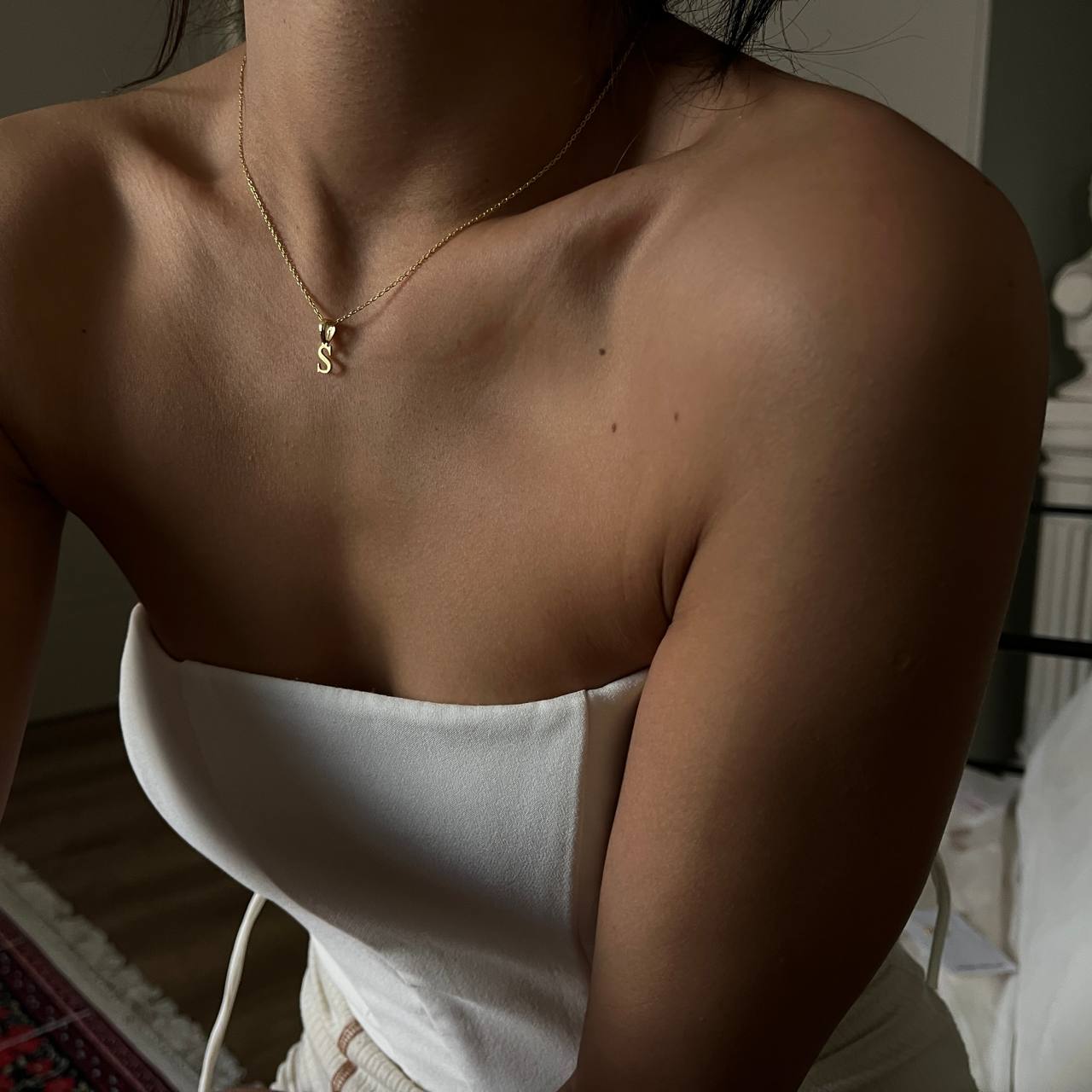 MINI LETTER NECKLACE aus 925 Silber - Hochwertiger Schmuck - AURIME