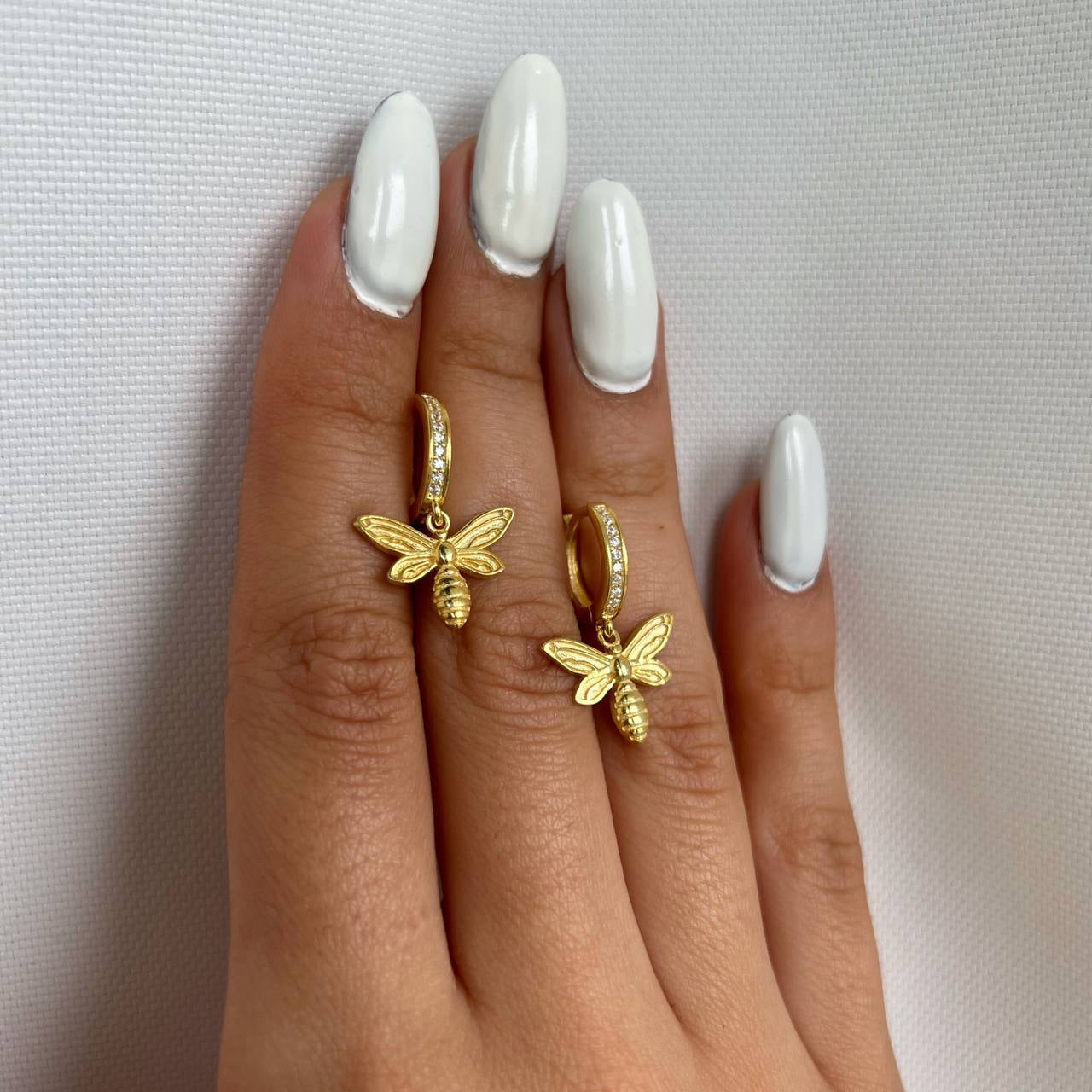 BEE OHRRINGE aus 925 Silber - Eleganter Ohrringe - AURIME