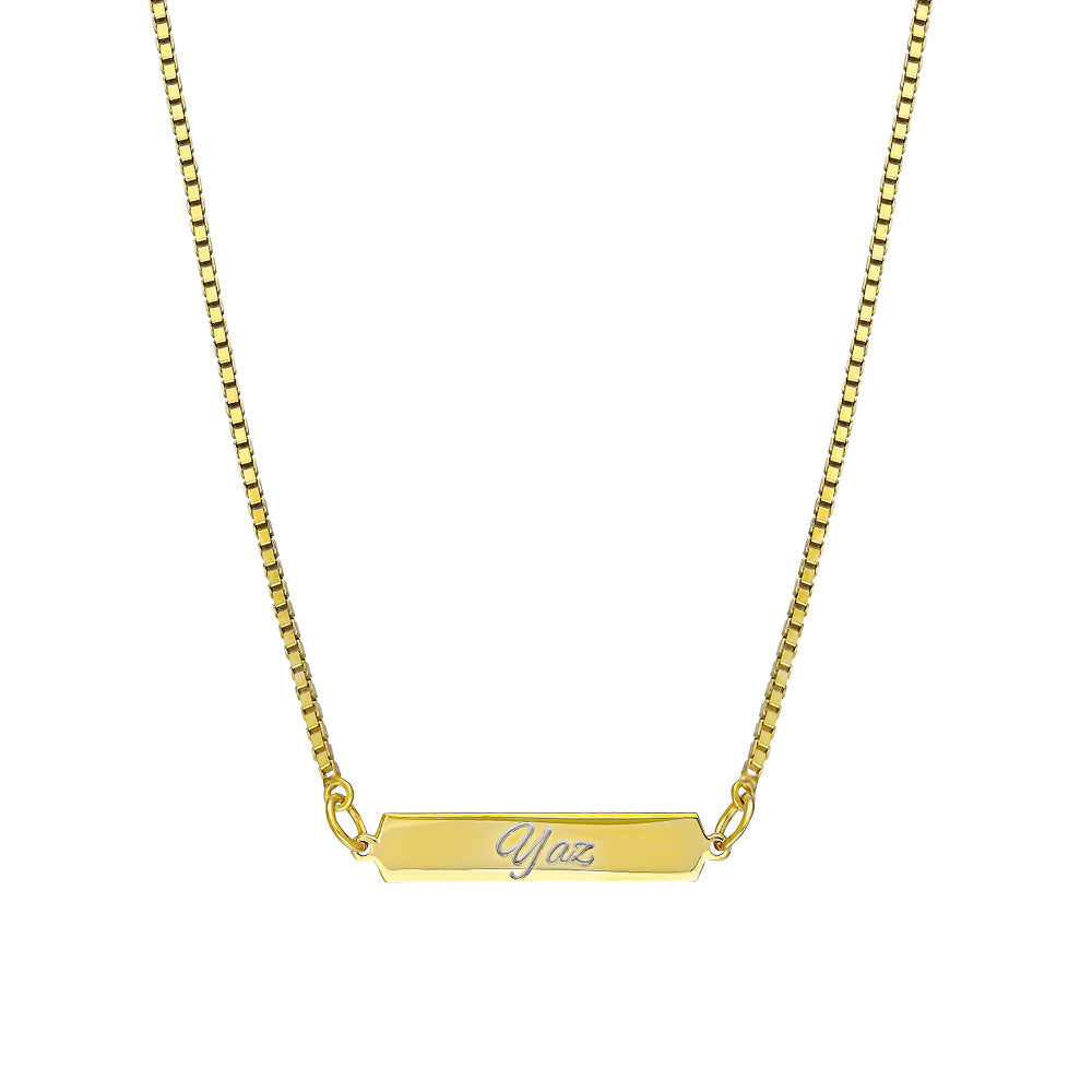 ECKIG GRAVURKETTE | 925 SILBER