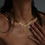 SNAKE BIG ZIRKONIA KETTE aus 925 Silber - Eleganter Halskette - AURIME