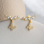 ESTEE MIT SCHMETTERLING OHRRINGE | 925 SILBER