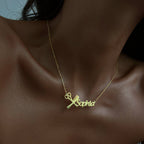 FRISEUR NAMENSKETTE aus 925 Silber - Eleganter Halskette - AURIME