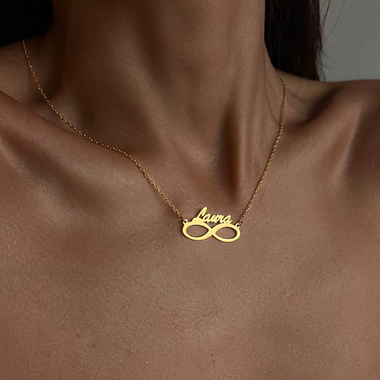 INFINITY NAME NECKLACE aus 925 Silber - Hochwertiger Schmuck - AURIME