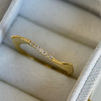 DUO ZIRKONIA RING | 925 SILBER