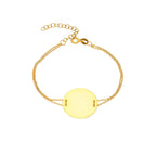 PLÄTTCHEN GRAVURARMBAND aus 925 Silber - Eleganter Armband - AURIME