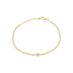 SOLITAIRE ARMKETTE aus 925 Silber - Eleganter Halskette - AURIME