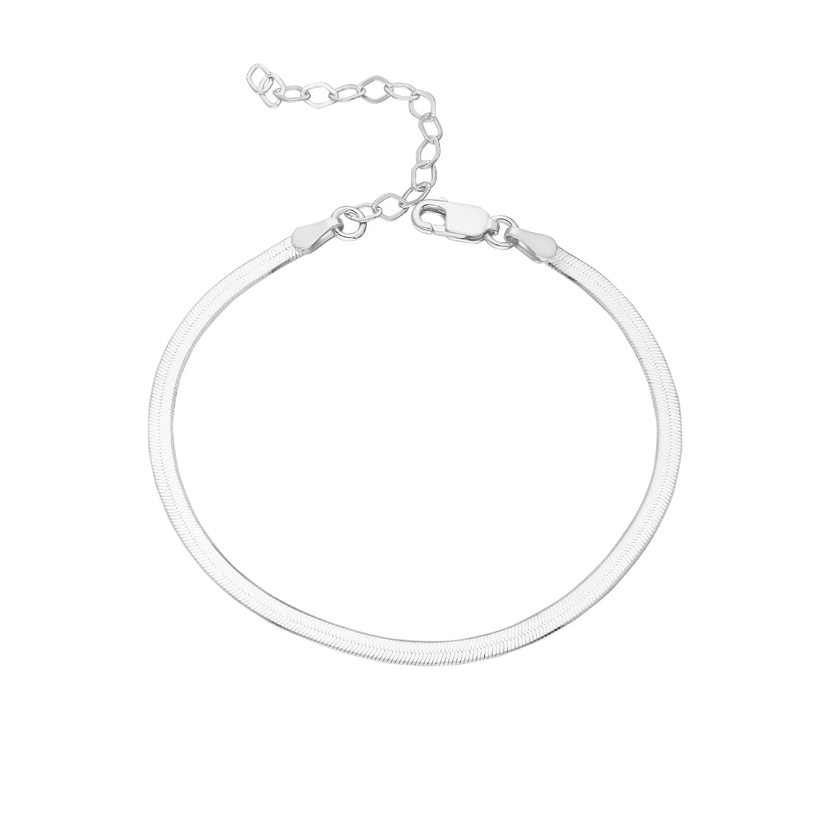 SNAKE CHAIN ARMBAND aus 925 Silber - Eleganter Armband - AURIME