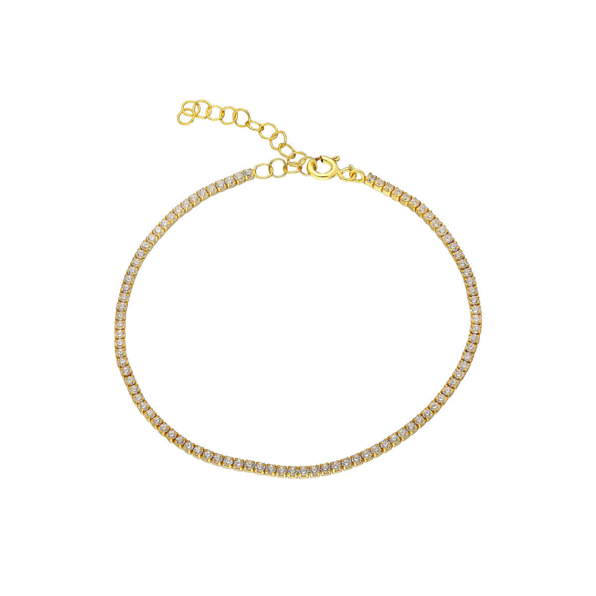 ICED OUT ARMBAND aus 925 Silber - Eleganter Armband - AURIME