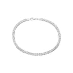 KÖNIGS ARMBAND 4 MM aus 925 Silber - Eleganter Armband - AURIME
