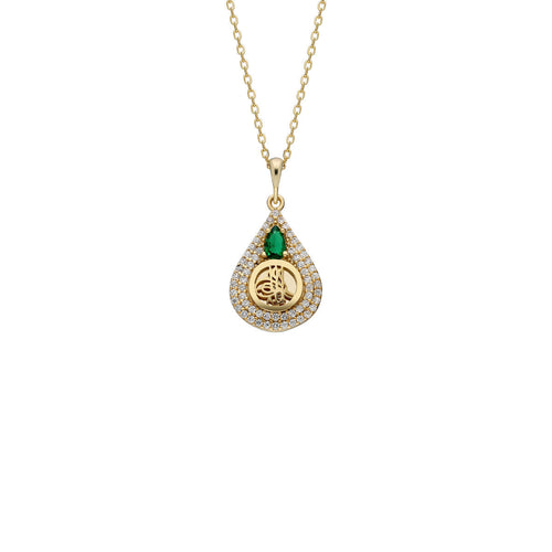 Sterling Silber Halskette mit Anhänger, feine Schmuckstück von Aurime, elegante Damenkette aus 925 Silber