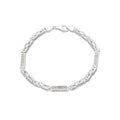 Sterlingsilber Armband von AURIME mit funkelndem Strassstein, elegantes Schmuckstück für Damen