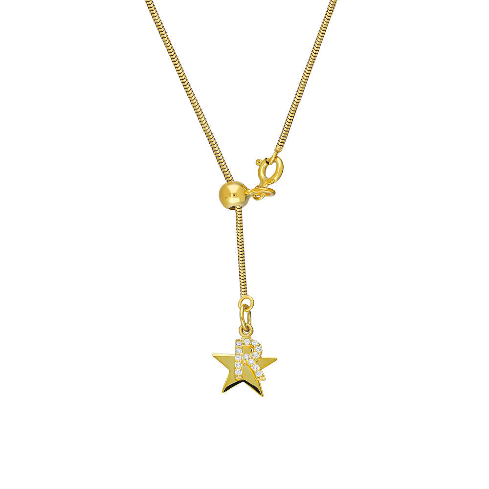 INITIALEN STERN Y NECKLACE aus 925 Silber - Hochwertiger Schmuck - AURIME