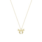 SWEET BOW NECKLACE | 925 SILBER