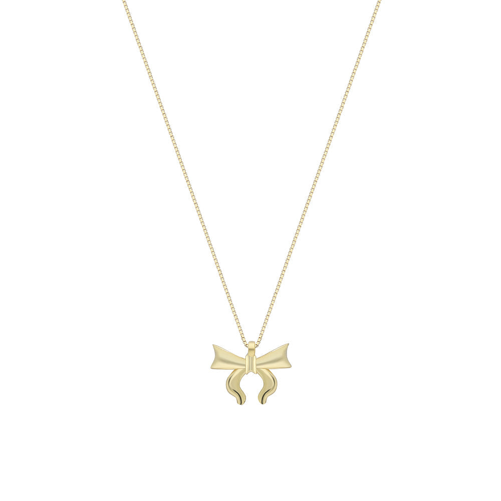 SWEET BOW NECKLACE | 925 SILBER