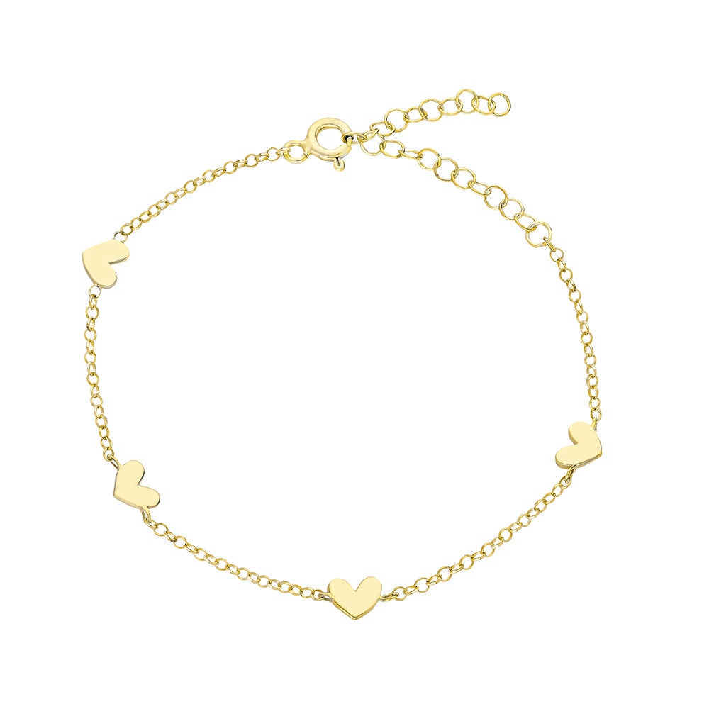 MİNİ HEART BRACELET aus 925 Silber - Hochwertiger Schmuck - AURIME