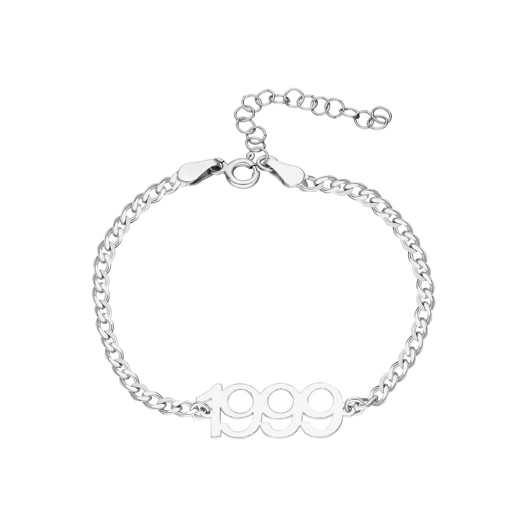 JAHRES ARMKETTE aus 925 Silber - Eleganter Halskette - AURIME