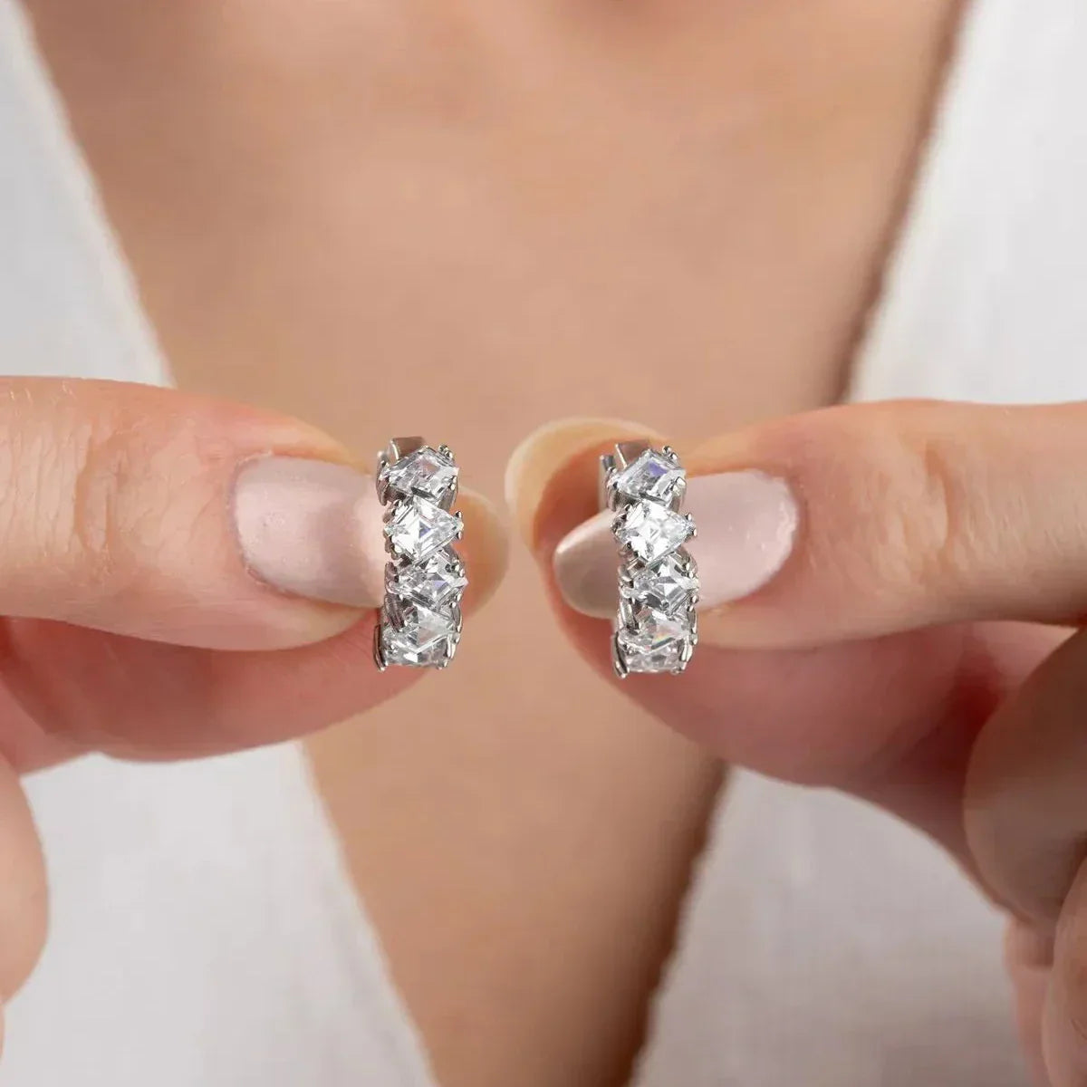 LUMINA OHRRING aus 925 Silber - Eleganter Ohrringe - AURIME