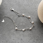 PERLENARMBAND aus 925 Silber - Eleganter Armband - AURIME