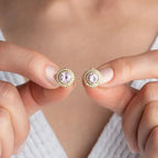 CYRSTAL OHRRING aus 925 Silber - Eleganter Ohrringe - AURIME