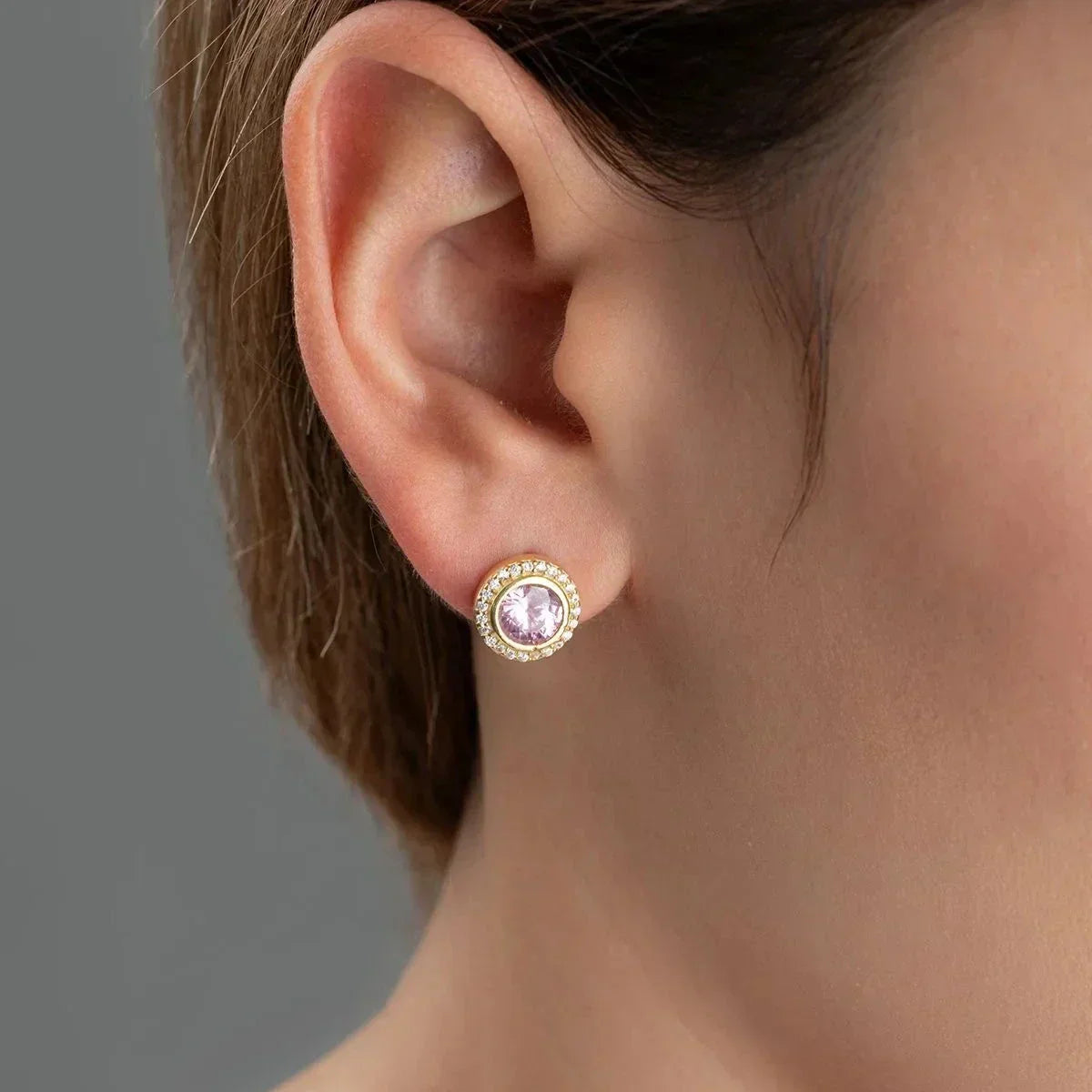 CYRSTAL OHRRING aus 925 Silber - Eleganter Ohrringe - AURIME