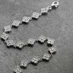 ZIRKON STEIN KLEE ARMBAND aus 925 Silber - Eleganter Armband - AURIME
