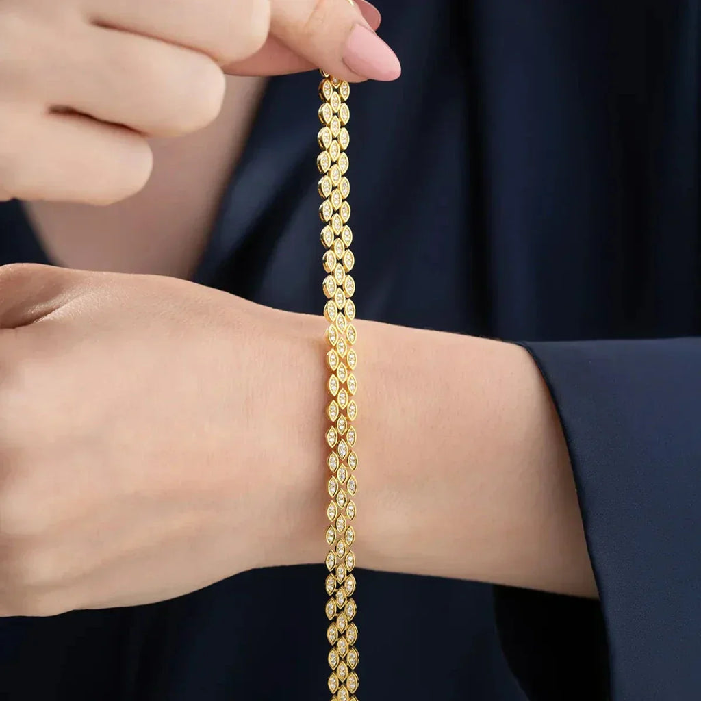 BLOOM ARMBAND aus 925 Silber - Eleganter Armband - AURIME