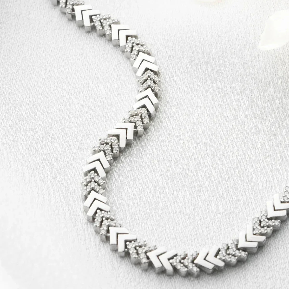 FISH TAIL ARMBAND aus 925 Silber - Eleganter Armband - AURIME