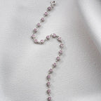 MINI ROZA HERZ ARMBAND aus 925 Silber - Eleganter Armband - AURIME