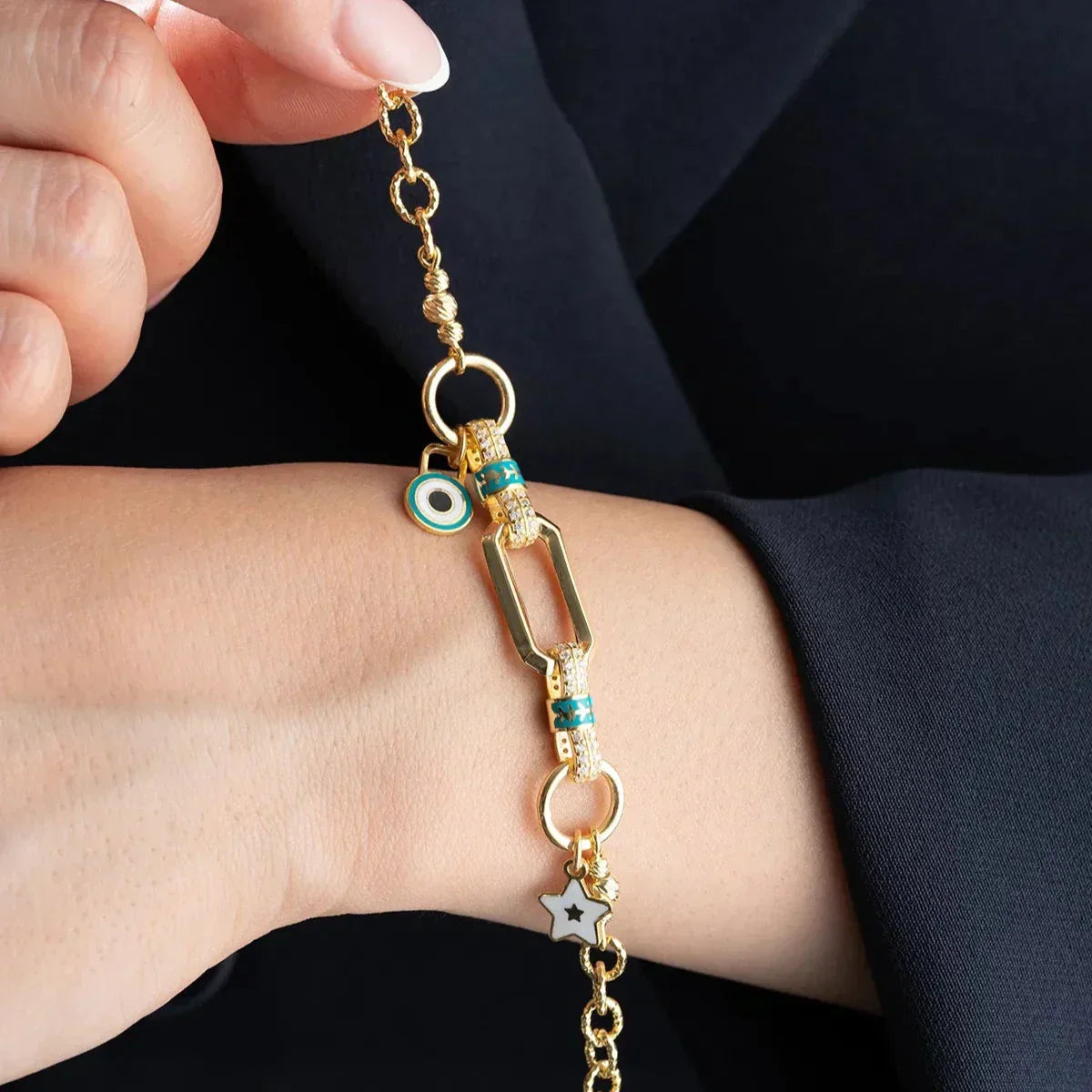STARRY SHINE ARMBAND aus 925 Silber - Eleganter Armband - AURIME