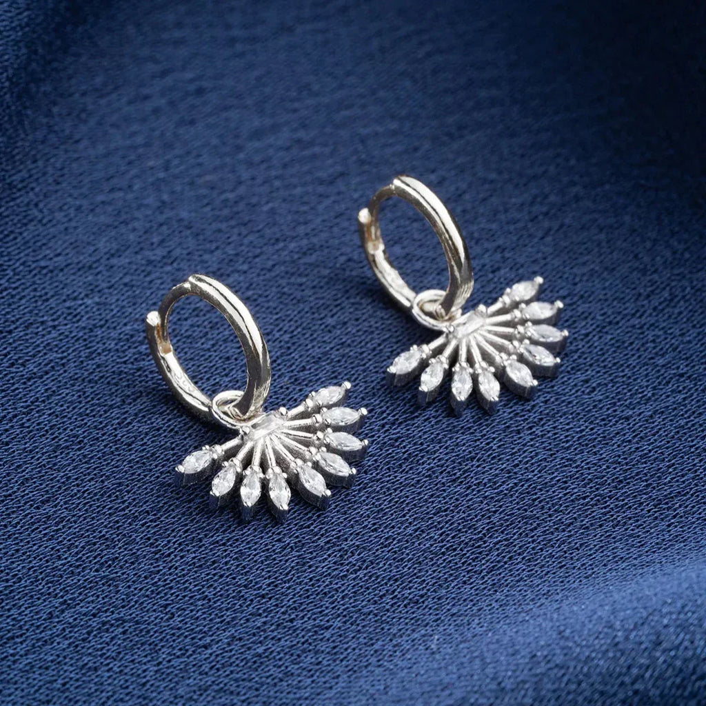 ZIRKONSTEIN SAN OHRRINGE aus 925 Silber - Eleganter Ohrringe - AURIME