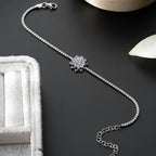 LILA STEIN LOTUS ARMBAND | 925 SILBER