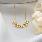 BALLON BUCHSTABE NAMENSKETTE aus 925 Silber - Eleganter Halskette - AURIME