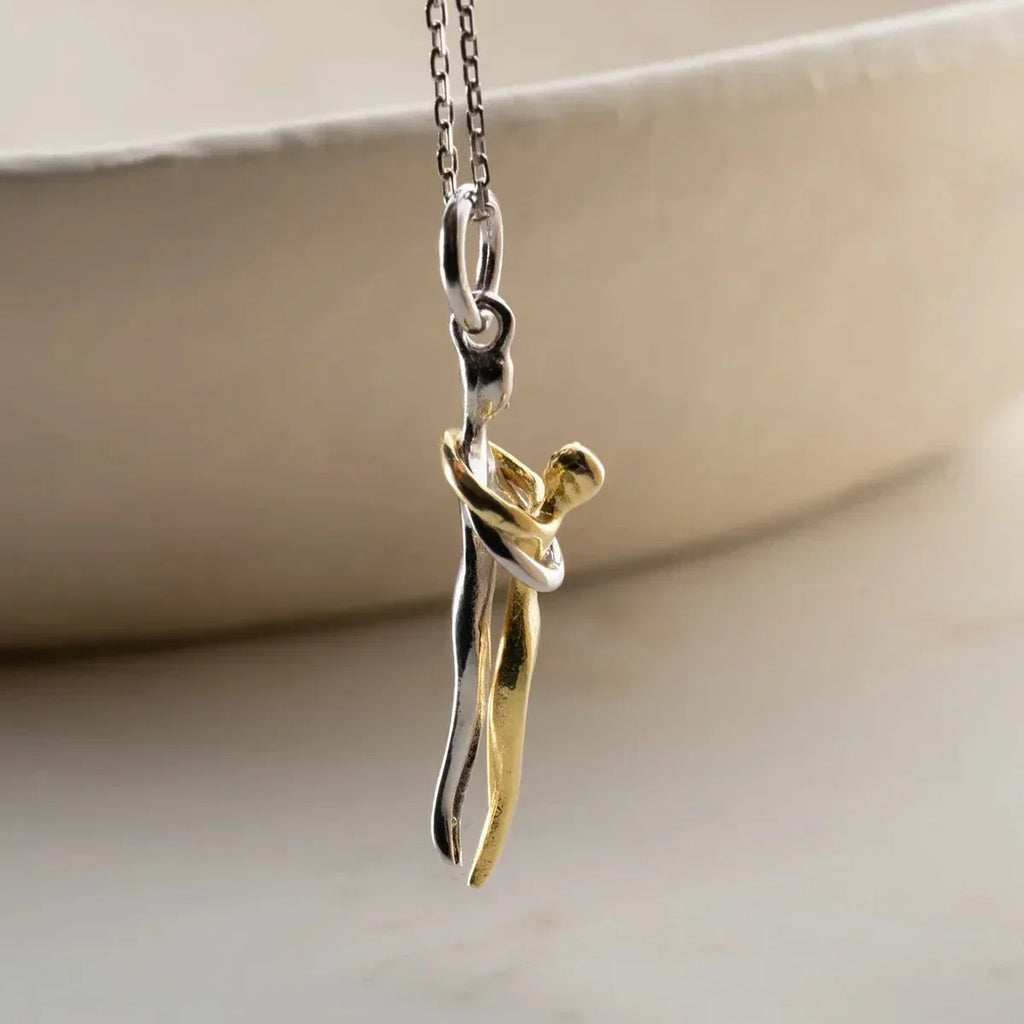 HUG LIEBE HALSKETTE aus 925 Silber - Eleganter Halskette - AURIME