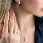 DAMLA MODELL SET aus 925 Silber - Eleganter Schmuckset - AURIME