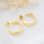 RING STUDD OHRRINGE aus 925 Silber - Eleganter Ohrringe - AURIME