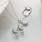 DAMLA MODELL SET aus 925 Silber - Eleganter Schmuckset - AURIME