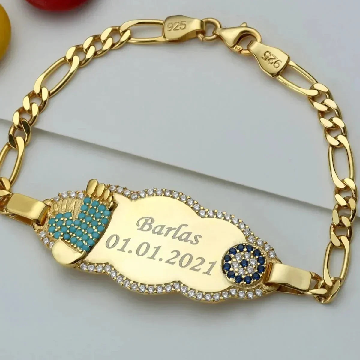 NAZAR WOLKE BABY ARMBAND| 925 SILBER