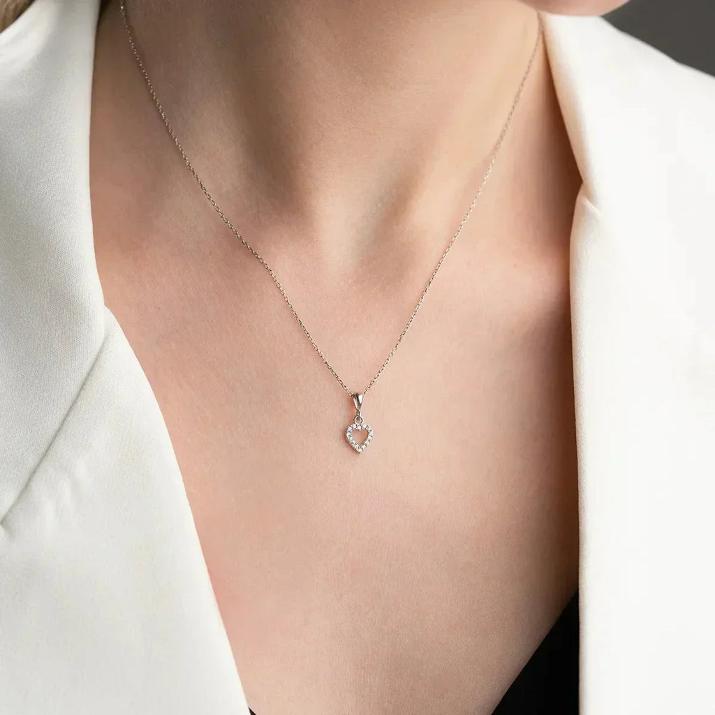 MINI LIEBESKETTE aus 925 Silber - Eleganter Halskette - AURIME