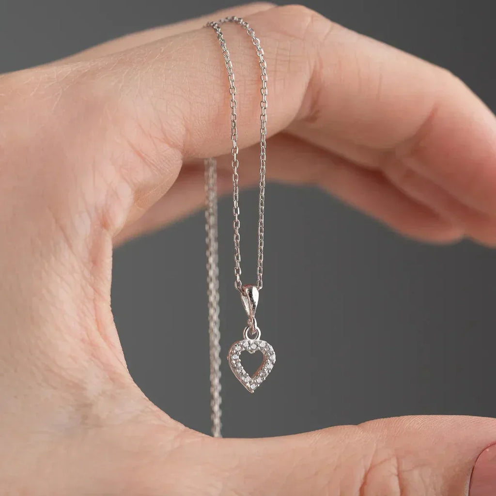 MINI LIEBESKETTE aus 925 Silber - Eleganter Halskette - AURIME