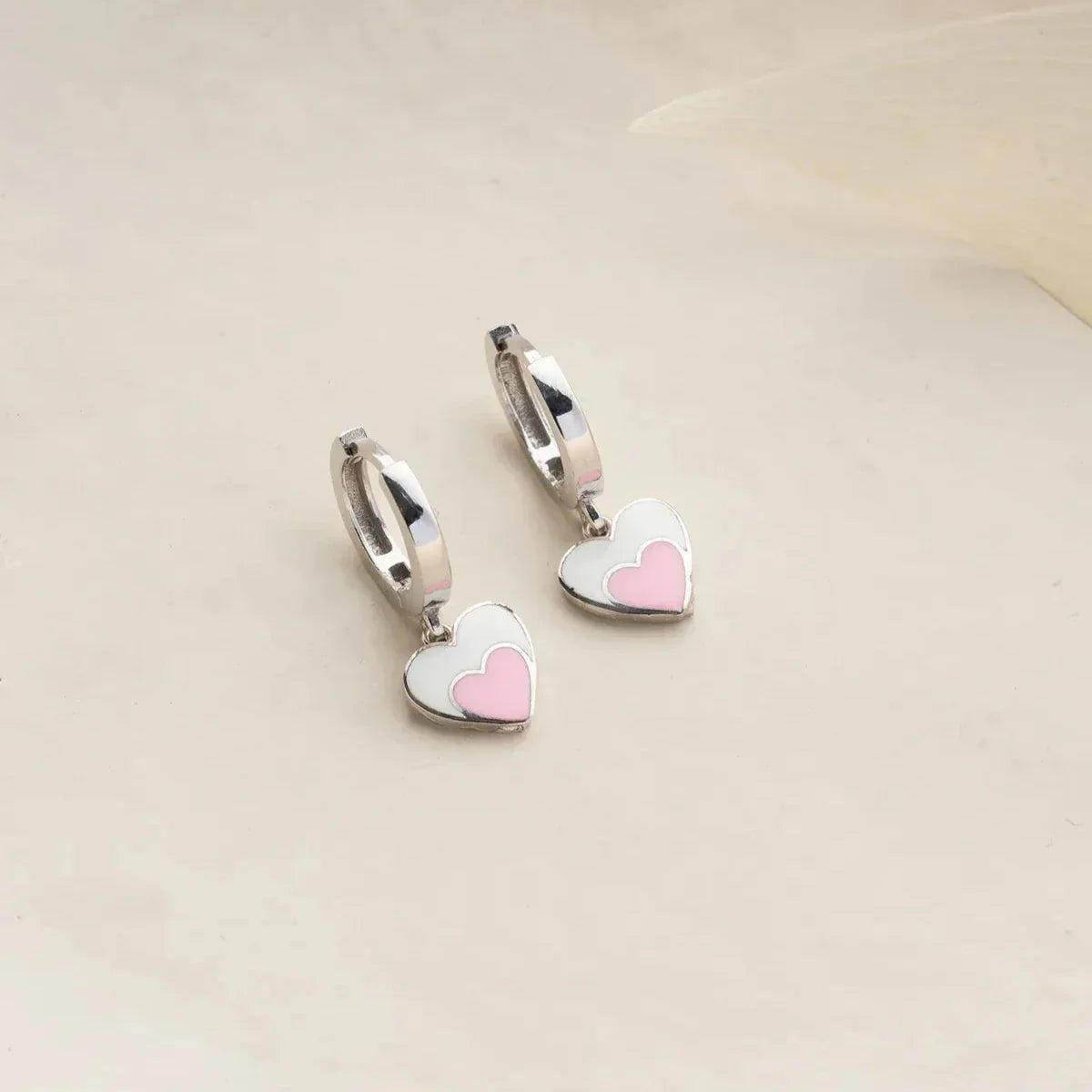 HERZ KINDER OHRRINGE aus 925 Silber - Eleganter Ohrringe - AURIME